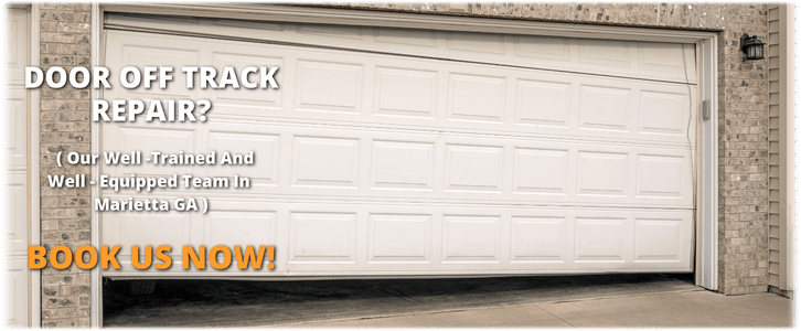 Garage Door Off Track In Marietta, GA
